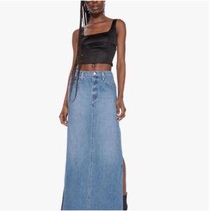 Mother Denim SNACKS! The Fun Dip Slice Maxi Skirt